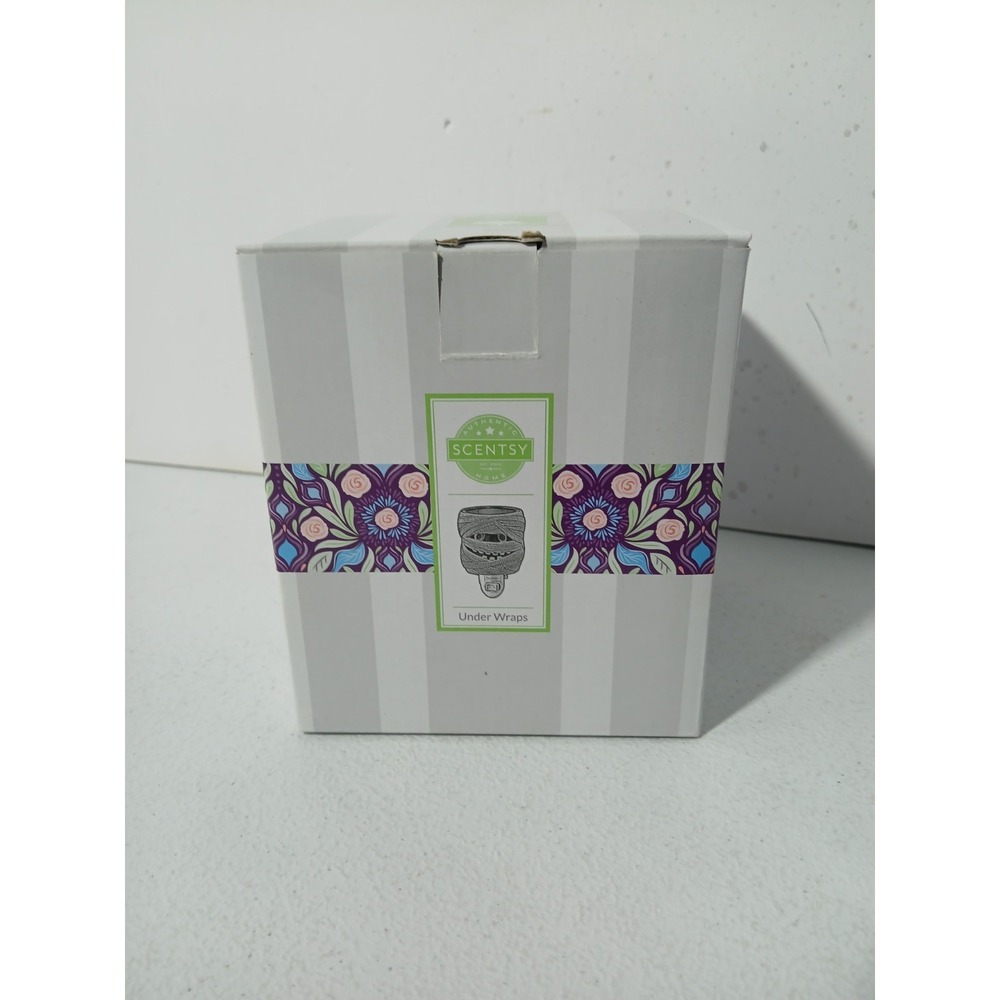 Scentsy Under Wraps Large Full Size Warmer Halloween Mummy‎ Limited Edition NIB